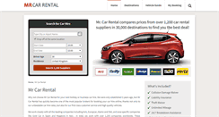 Desktop Screenshot of mrcarrental.com